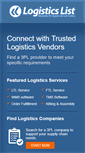 Mobile Screenshot of logisticslist.com